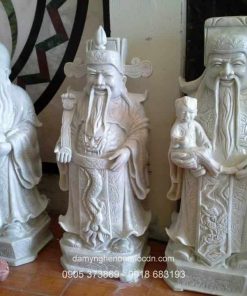 Phúc Lộc Thọ bằng đá trắng