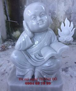 Tượng Chú Tiểu dễ thương bằng đá