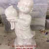 Tượng Chú Tiểu bằng đá trắng