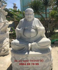 Tượng La Hán Khai Tâm bằng đá
