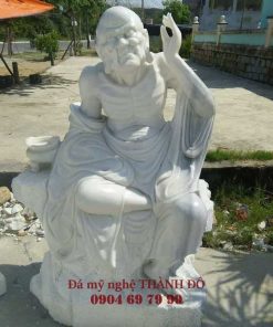 Tượng La Hán Khoái Nhĩ bằng đá
