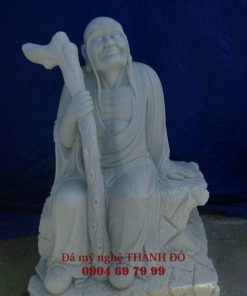 Tượng La Hán Trường Mi bằng đá