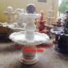 Tháp bi đá cẩm thạch trắng tự nhiên
