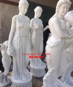 Tượng Cô Gái cầm hoa