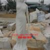 Tượng Cô gái đá trắng cẩm thạch