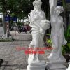 Tượng Cô Gái đá tự nhiên nguyên khối