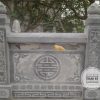 Lan can đá chữ thọ