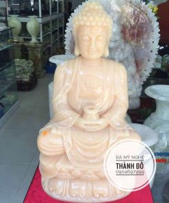 Tượng Phật A Di Đà đá ngọc Hoàng Long
