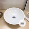 Lavabo đá cẩm thạch trắng