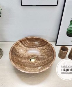 Lavabo đá vân gỗ