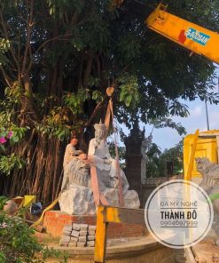 Tượng Địa Tạng Vương Bồ Tát cưỡi Đề Thính