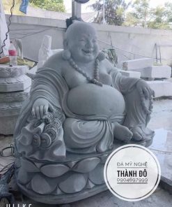 Tượng Phật Di Lặc ngồi đài sen
