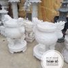 Lư hương đá tự nhiên cao 60 cm