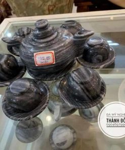 Bộ ấm trà bằng đá
