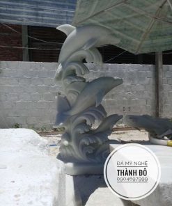 Tượng cá heo đá đẹp