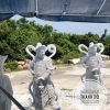 Tượng Hộ Pháp đá xám