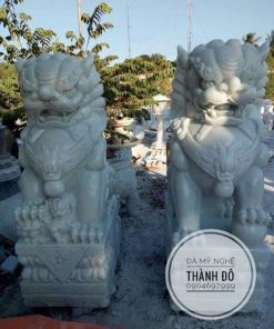 Tượng Kỳ Lân đá nguyên khối 1.5m