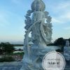 Tượng Quan Âm cưỡi rồng đá tự nhiên nguyên khối