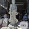 Tượng Quan Âm đá xanh ngọc 1.5m
