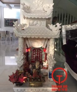 Bàn thờ Thần Tài Thổ Địa bằng đá tự nhiên