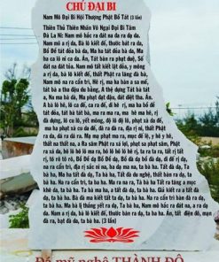 Bảng khắc chú đại bi bằng đá