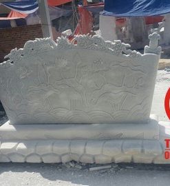 Bình phong đá cẩm thạch tự nhiên