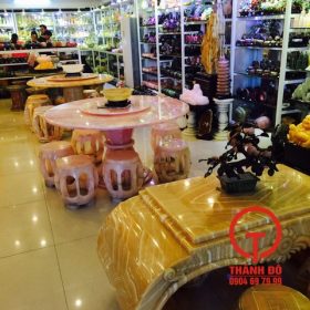 Bộ bàn ghế đá quý