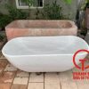 Bồn tắm bằng đá cẩm thạch nguyên khối