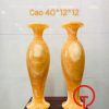 Cặp lục bình đá ngọc hoàng long 40cm