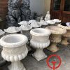 Chậu hoa bằng đá cẩm thạch