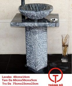 Chậu rửa mặt đá đen