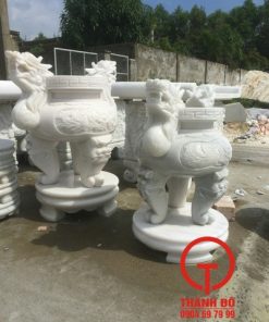 Lư hương bằng đá cẩm thạch