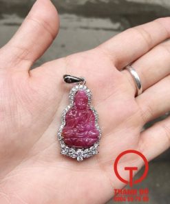 Mặt dây chuyền Quan Âm bọc bạc