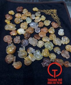 Mặt hồ ly thạch anh tóc