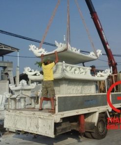 Mộ bằng đá cẩm thạch trắng