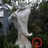 Tượng Đạt Ma Sư Tổ đá trắng
