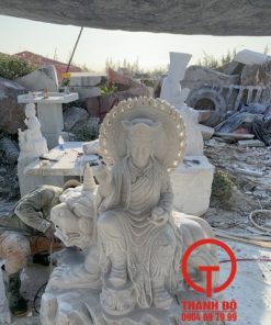 Tượng Địa Tạng Bồ Tát cưỡi Đề Thính
