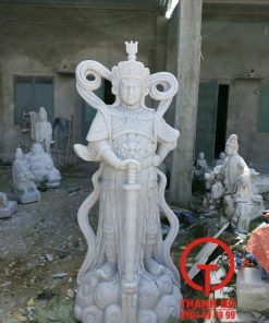 Tượng Hộ Pháp bằng đá trắng