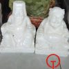Tượng Tài Địa đá cẩm thạch trắng