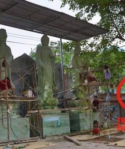 Tượng Tây Phương Tam Thánh đá xanh