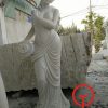 Tượng cô gái bằng đá tự nhiên nguyên khối