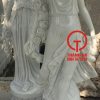 Tượng cô gái đá cẩm thạch tự nhiên