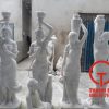 Tượng cô gái đá cẩm thạch