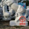 Tượng ngựa đá cẩm thạch nguyên khối