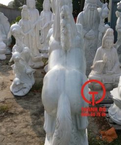 Tượng ngựa đá cẩm thạch nguyên khối