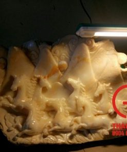 Tượng ngựa mã đáo thành công bằng vỏ sò
