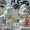 Tượng sư tử đá cẩm thạch nguyên khối