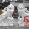 Tượng sư tử bằng đá cẩm thạch tự nhiên